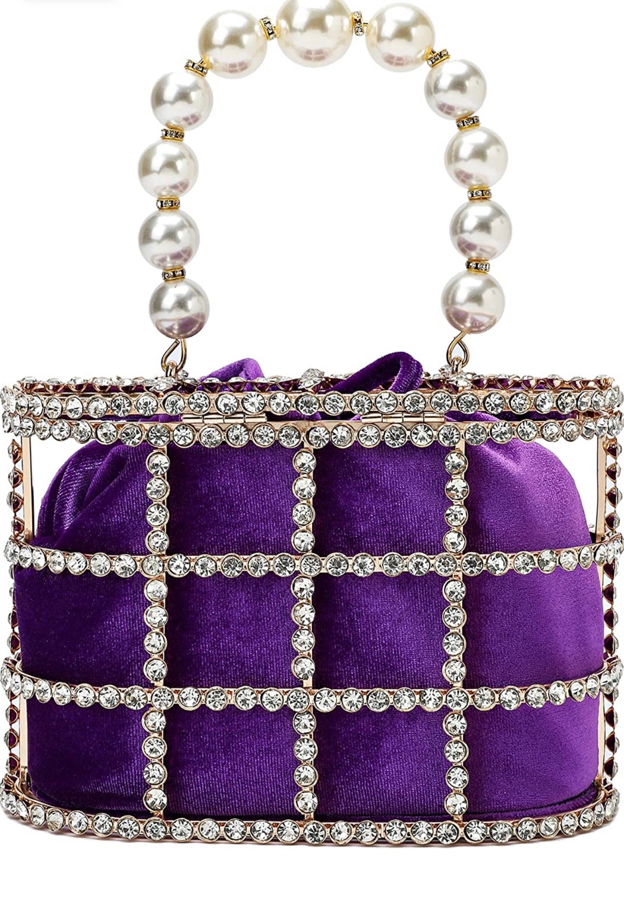 Purple Orange Clutch Purse, Crossbody Bag, Tailgating Handbags and  Accessories