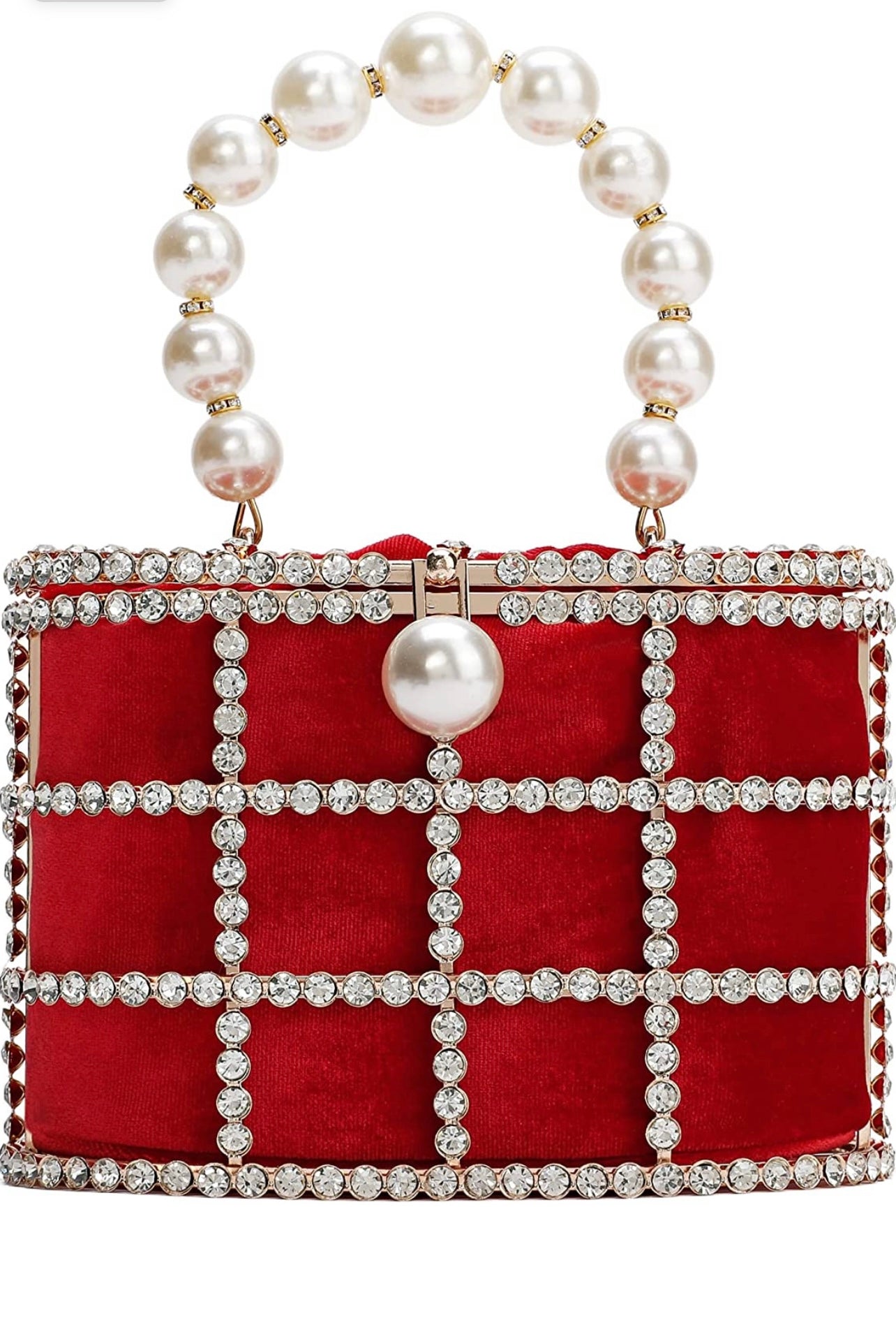 Buy Designer Pearls Clutch Bag With Sling Party Wear Online at Best Price |  Cbazaar